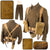 Original Canadian WWII Army 1945-Dated Battledress Uniform Jacket & Trousers with P37 Web Gear Set Made of WWII & Post-War Pieces