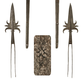 Original French U.S. Revolutionary War Partizan Spontoon Head - Similar Example in “Swords & Blades of the American Revolution” by George C. Neumann - 20”