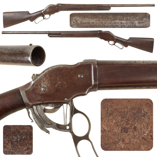 Original U.S. Winchester Model 1887 Lever-Action 10-Gauge Shotgun with Special Order 32" Barrel - Serial No. 47934 - Manufactured 1892