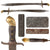 Original Imperial German Pre-WWI Saxon Regimentally Marked M.1880 Faschinenmesser Pioneer Artillery Short Sword - Dated 1880 Original Items