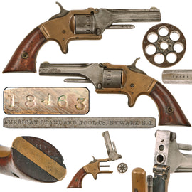 Original U.S. American Standard Tool Co. .22 Rimfire Tip-Up Vest Revolver with Matching Serial No. 18463