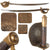 Original U.S. Civil War Rare Model 1860 Naval Cutlass by Ames Mfg. Co. with Blade Buffer - Dated 1864 Original Items