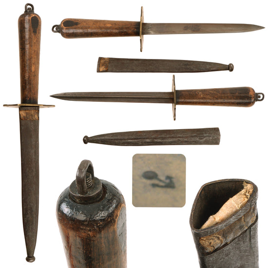 Original French M1833 Naval Boarding Dirk with Original Scabbard Original Items