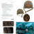 Original U.S. M1 Helmet Used in Saving Private Ryan – 2nd Ranger Battalion – With Copy of Notarized Letter of Authenticity Original Items
