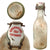 Original German WWII Luftwaffe Marked Clear Glass Beer or Wine Bottle - Marked Property of Luftwaffe
