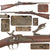 Original U.S. Springfield Trapdoor Model 1884 .45-70 Saddle Ring Carbine with Modified Rifle Stock, Early Model 1873 Parts and Serial No. 408998, Made in 1888