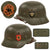 Original German WWII Ordnungspolizei Double Decal M35 Steel Combat Helmet with 1937 Dome Stamp, 1937 Dated 55cm Liner, and Broken Chinstrap, Stamped ET62