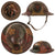 Original U.S. WWI M1917 34th Sandstorm Division Camouflage-Painted Doughboy Helmet with Liner & Chinstrap - Excellent