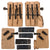Original German WWII 1943 Dated Matched Pair of MP 40 Tropical Afrika Korps Magazine Pouches by Ernst Melzig