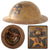 Original U.S. WWI US Marine Corps Headquarters Company 5th Marines 2nd Division British Made Mk. I Doughboy Helmet with EGA Device & Delicate Liner