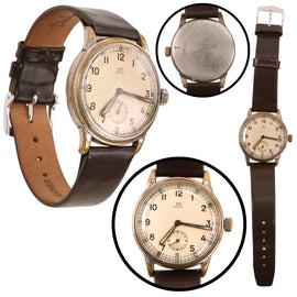 Original German WWII Kriegsmarine K.M. Wrist Watch by Berg - Fully Functional