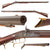 Original U.S. Pennsylvania Percussion Hunting Rifle with Tiger Flame Maple Half Stock and Set Trigger - circa 1850 Original Items