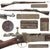 Original French Lebel Fusil Modèle 1886 M93 Infantry Rifle by Châtellerault Arsenal Dated 1888 with Excellent Bore - Matching Serial B 56475 Original Items