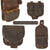 Original U.S. Civil War Federal Percussion Cap Box Pouch by H.G. Haedrich with Wool Inside