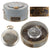 Original WWII G.C.T. Vibration Proof Carry Case and Cold War USAAF Hamilton AN5740-1 G.C.T. Navigator Pocket Watch - Identical to WWII Issue