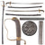 Original Imperial German Pre-WWI / WWI Bavarian M1855 Infantry Officer's Sword by WKC with Triple-Etched Blade & Scabbard