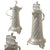 Original Imperial German WWI Imperial Eagle Seal Pewter Water Carafe - 14 ¾” Tall Original Items