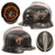 Original German WWII M34 Civic Square Dip Aluminum Double Decal Fire Police Helmet by BXF with Relic Liner - Feuerwehr Helmet