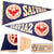 Original U.S. WWII War Production Board WPB Salvage Award Pennant by Dettras Flag Products with Original Wrapping Paper - 35 x 70 Inches