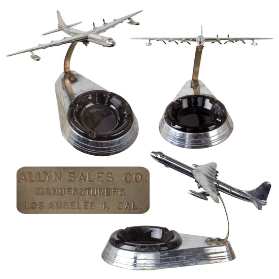 Original U.S. 1950s Convair B-36 “Peacemaker” Heavy Bomber Ashtray by Allyn Sales Co. of Los Angeles - As Given to Those who Worked on the Aircraft