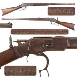 Original U.S. Winchester Model 1873 .32-20 Repeating Rifle Made in 1889 with Special Order 28" Octagonal Barrel and Factory Research - Serial 287815B
