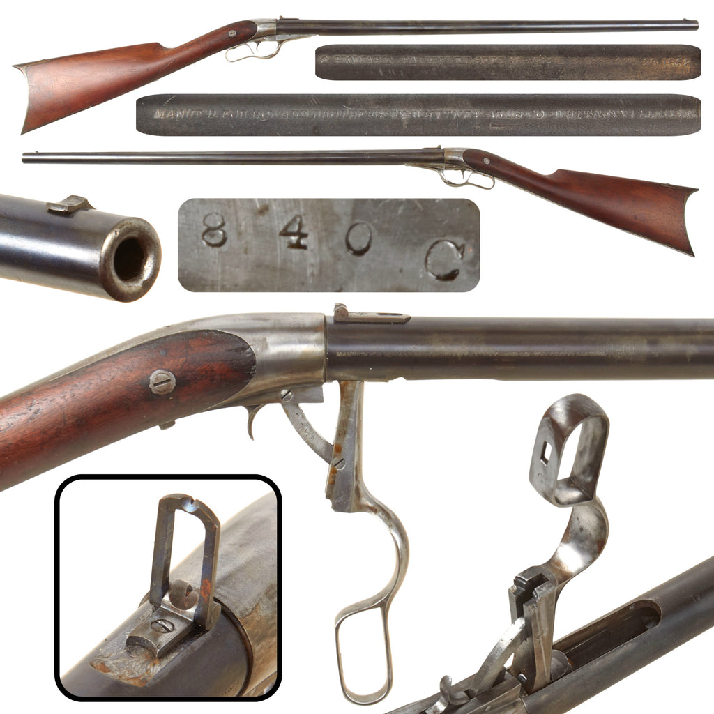Original U.S. Whitney Howard “Thunderbolt” Lever Action .36cal Single Shot Rifle Serial 840 C - Less Than 2,000 Made Original Items