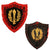 Original Italian Spanish Civil War CTV Divisione d’Assalto “Littorio” Embroidered Sleeve Shield Patch