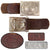 Original German Pre-WWII Luftwaffe EM/NCO 1938 Dated Pebbled Aluminum Belt Buckle by Richard Sieper & Söhne with L.B.A. Marked Leather Tab Original Items
