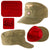 Original German WWII Deutsches Afrika Korps DAK 1941 Dated M41 Tropical Field Cap by Friedrich Schönberger - Size 58