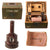 Original German WWII J-Feder 504 Time Delay Fuze in Matching Transit Chest with Matching Data Booklet - Booklet Entry Dated June 7th, 1944 - Missing Top