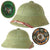 Original Vietnam War North Vietnamese Army NVA Pith Helmet with Tong Cuc Hau Can X32 Maker’s Label & - Early 1970s Construction