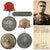 Original Soviet WWII Medal for Bravery No. 352647 with Early Rectangular Suspension - Awarded to Corporal Nikita V. Krivets for Saving Regimental Commander During Battle of Kursk