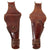 Original U.S. WWI Marine Corps M1912 Dismounted Colt M1911 .45 Leather Holster with Leg Strap Original Items