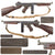 Original U.S. WWII Thompson M1 Display Submachine Gun Serial NO. 158060 with Magazine and Sling - Original WWII Parts
