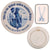 Original German WWII Luftwaffe Construction Regiment Holland Commemorative Porcelain Plate by Meissen, 10" Diameter Original Items