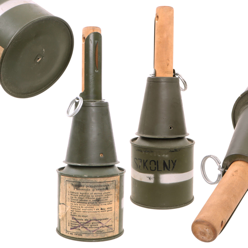 Original Polish Cold War Issue Soviet RPG-43 Inert HEAT Grenade - High Explosive Anti-Tank