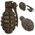 Original Polish WWII Inert Defensive Hand Grenade wz. 33 - Granat Obronny Original Items