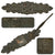 Original German WWII Bronze Close Combat Clasp by Friedrich Linden “FLL” of Lüdenscheid with Backing Plate