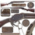 Original U.S. Winchester Model 1887 Lever Action 12 Gauge Shotgun with Winchester Factory Replacement 30" Full Choke Barrel, Made in 1888, 2nd Year Production, Serial No. 12278