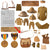 Original U.S. WWI Air Service Lieutenant Uniform & Field Gear Grouping of John M. Pettingell with Musette Bag Also Named to Claire R. Oberst with One Aerial Victory Original Items