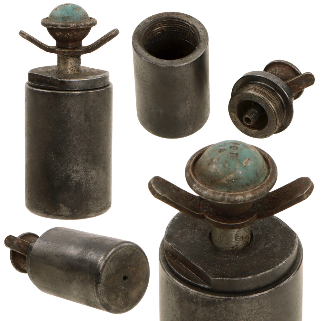 Original German WWII Late-War Volkshandgranate 45-Type “Last Ditch” Hand Grenade - Inert