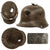 Original Imperial German WWI M16 “KIA” Shrapnel-Damaged Helmet Shell - Marked Q.66 Original Items