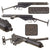 Original British WWII Sten MkIII Inert Display Submachine Gun with Magazine, Serial No. 31239