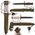 Original U.S. Vietnam War Era M7 Bayonet with Aluminum Knuckle Guard and PWH M8A1 Scabbard
