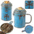Original Dutch WWII Winterhulp Nederland (WHN) Street Collection Donation Can with Internal Rattle Rings – Repainted