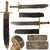 Original Spanish-American War Spanish Model 1843 Artillery Pioneer Heavy Short Sword by Artilleria Fabrica De Toledo with Partial Scabbard - Dated 1848