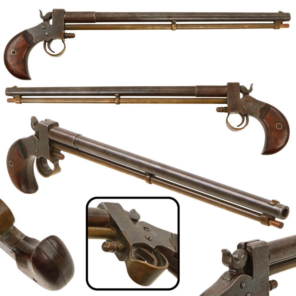 Original Victorian Belgian .38cal Rimfire Percussion Cap Parlor Pistol - circa 1880 Original Items
