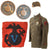 Original U.S. WWI 3rd Battalion, 11th Marine Regiment USMC P1917 Marine Corps Forest Green Uniform Tunic with Rare Collar Discs & Overseas Cap with EGA Device Original Items