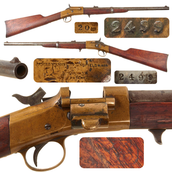 Original U.S. Civil War Scarce 1st Contract Warner Saddle-Ring Carbine by Springfield Arms Serial 2499 - Only 1,501 Made Original Items