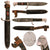 Original German WWII Early Motto-Marked HJ Knife by Carl Eickhorn of Solingen with Scabbard Original Items